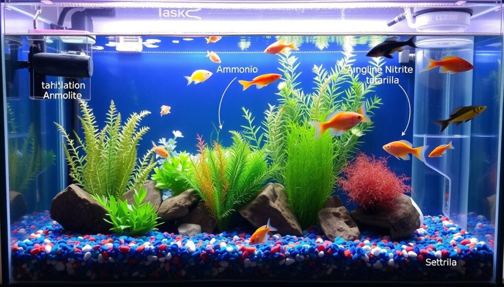 Aquarium cycling process
