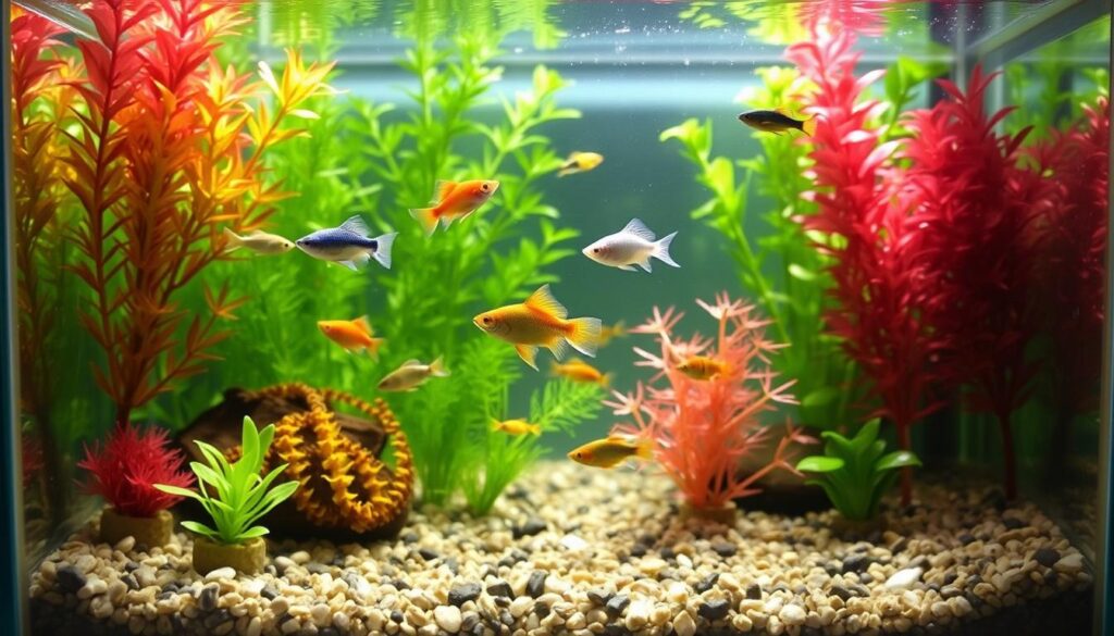 Nano fish in small fish tank
