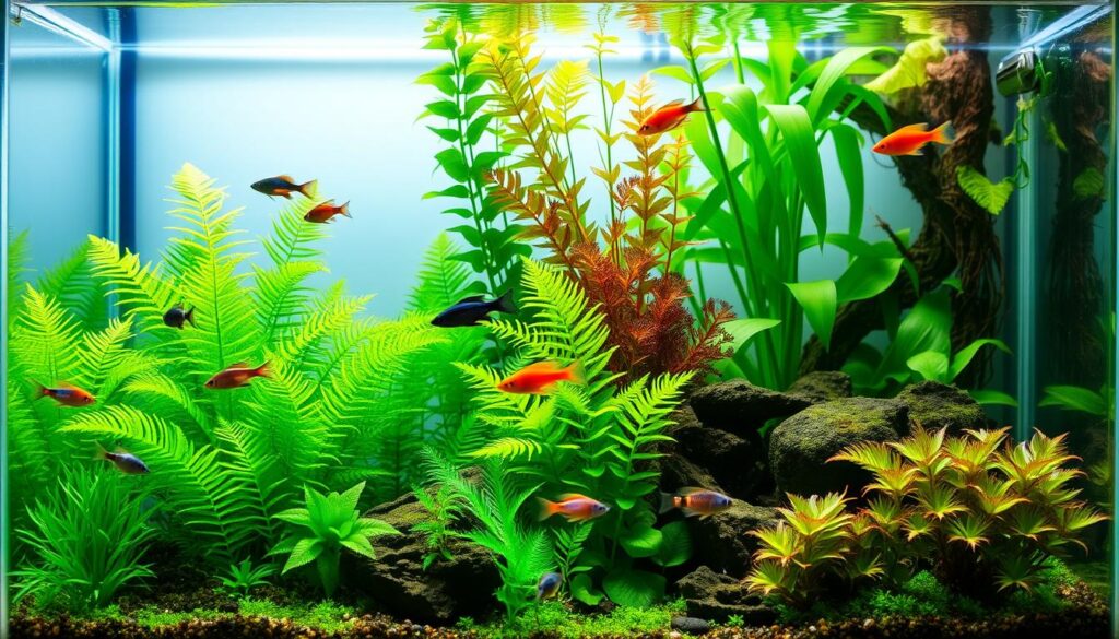 Planted nano tank for small tropical fish