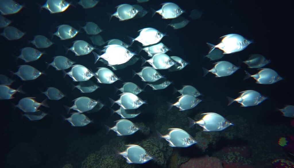 Hatchetfish maneuvering skills