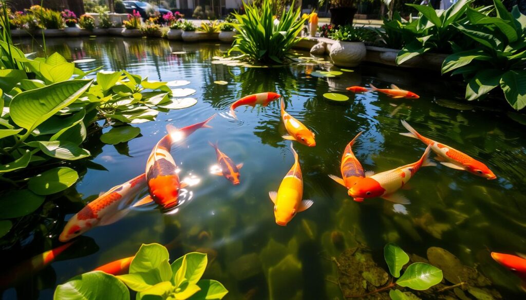 healthy koi growth