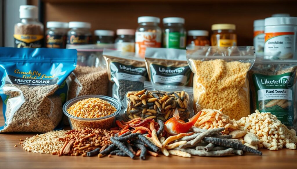 fish food selection